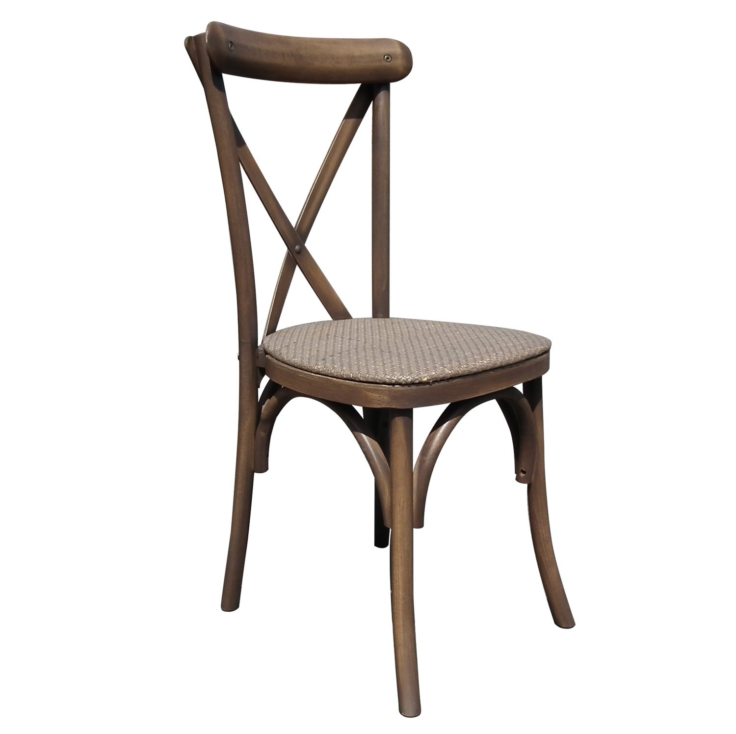 Cross Back Wooden Chair