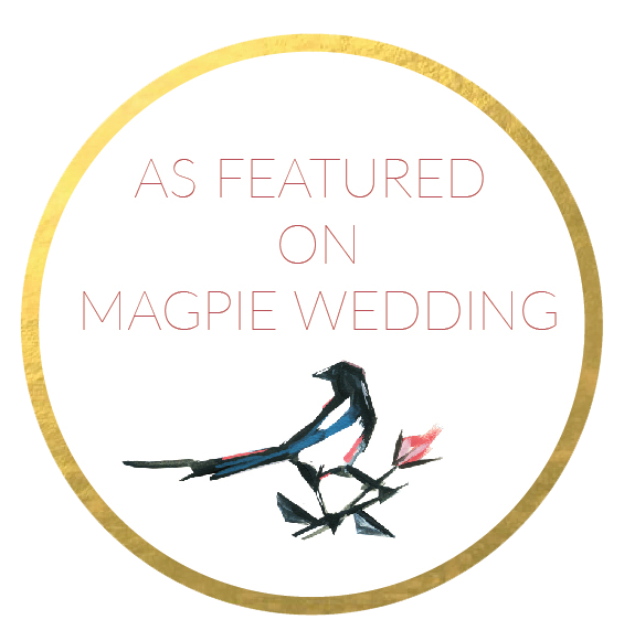 FEatured on Magpie Weddings