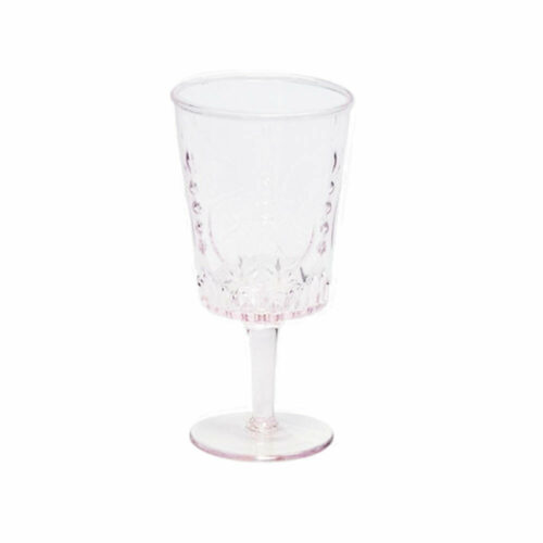 Dusky Pink Vintage Cut Goblet​