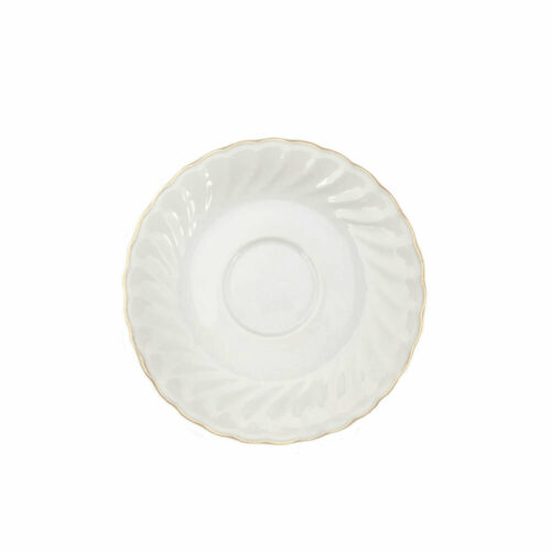 Vintage Gold Band Fine China Tea/Coffee Saucer 6" (15cm)