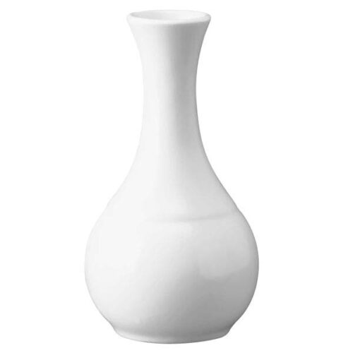 Classic White Bud Vase