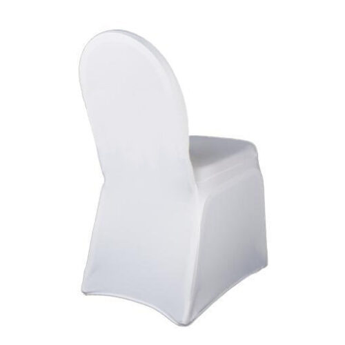 White Stretch Chair Cover