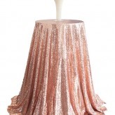 Sequin Table cloth 132" round