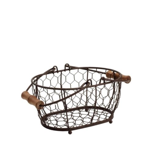 Wired bread basket with handles