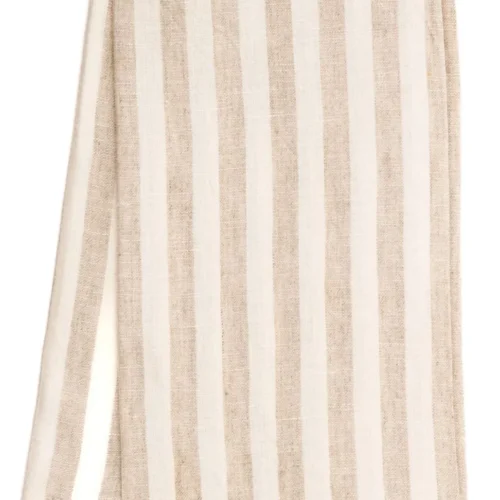 Pure Linen Napkin – Natural Stripe
