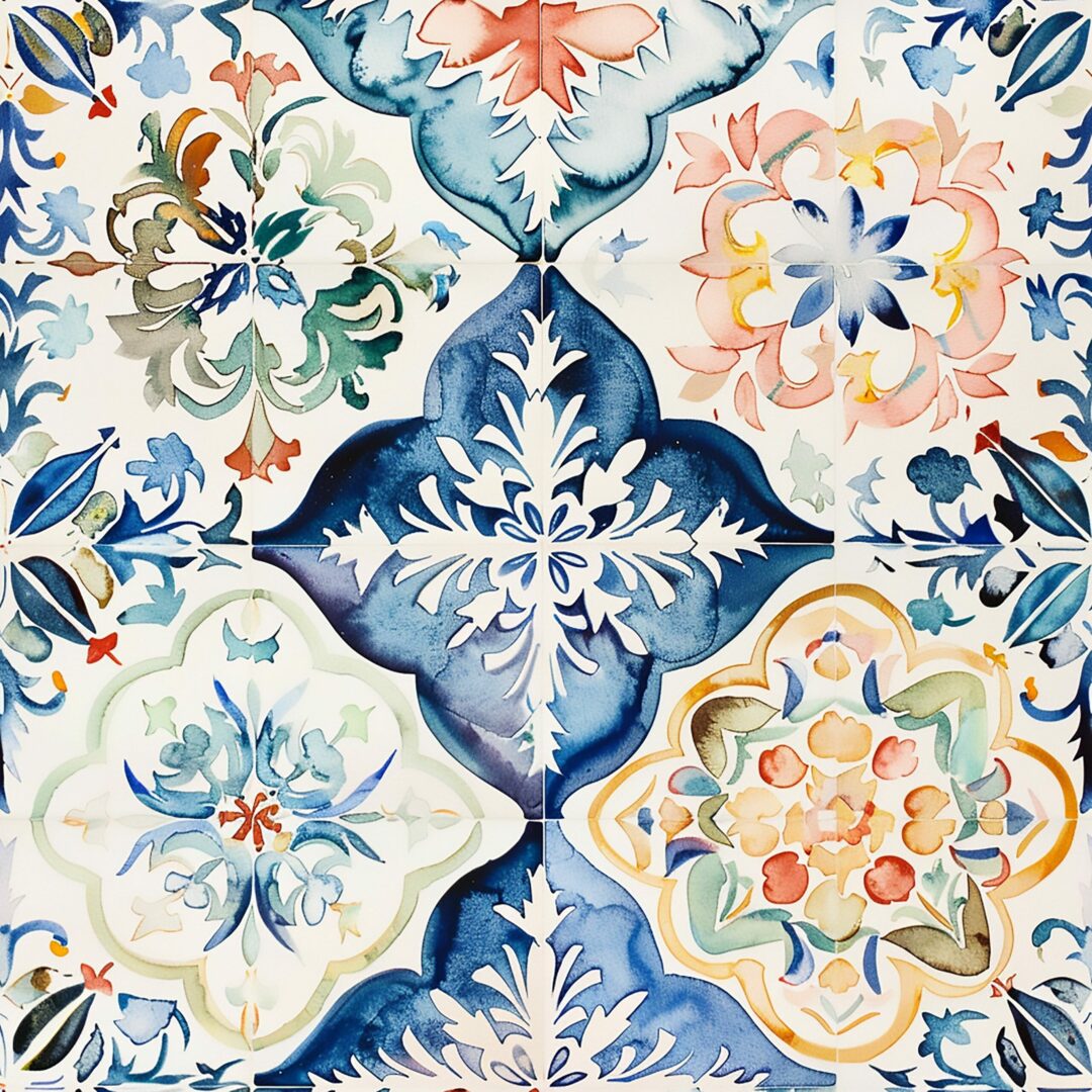 The Tuscan Tile Tablecloth