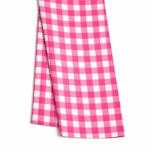 Bold Pink, Gingham - Napkin