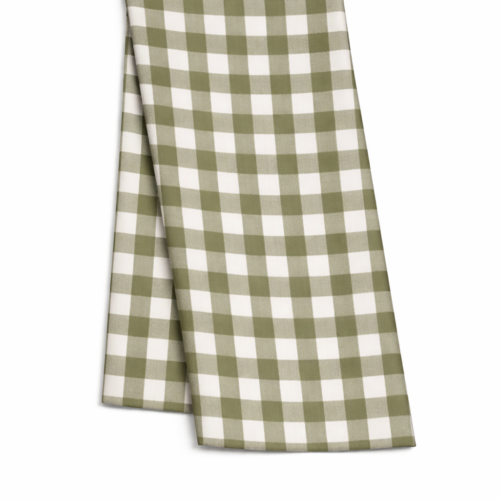 Olive Green, Gingham - Napkin