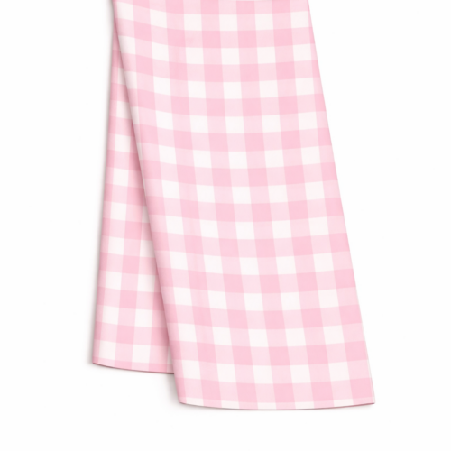 Pale Pink, Gingham - Napkin