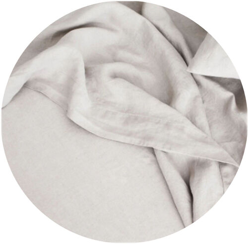 Natural Wheat Pure Linen 96" x 144" Trestle Tablecloths