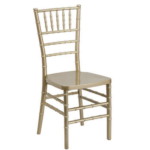 Gold Resin Chiavari Banquet Chair