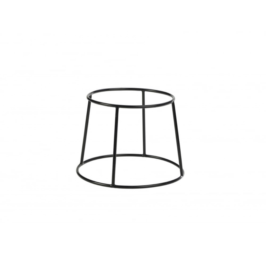 Black Anti Slip Round Riser 20 x 18 x 25cm