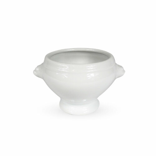 Classic White Lion Head Soup Bowl