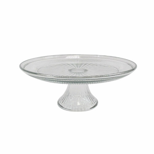Cake stand pedestal glass