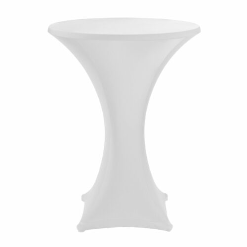 Stretch Poseur Table Cover White
