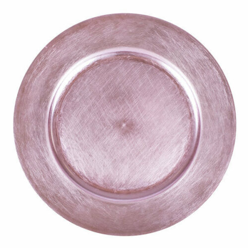 Candy Pink Acrylic Charger Plate