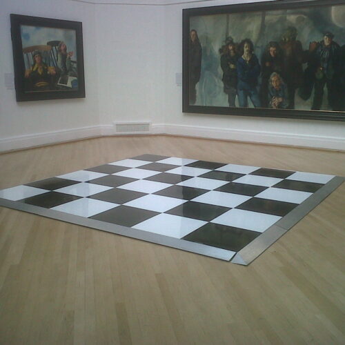 Black and White Dance Floor *Sizes Variable