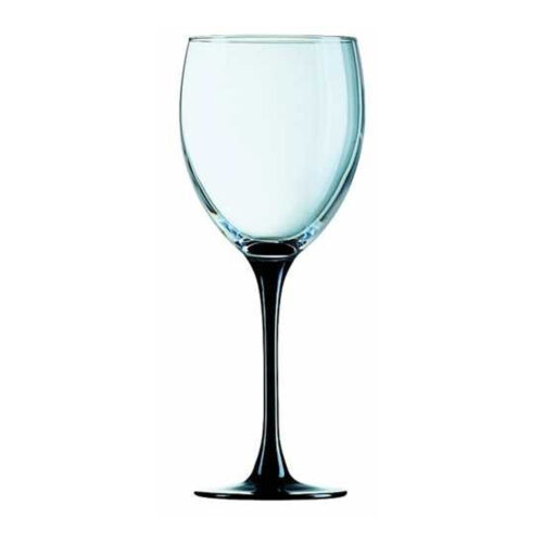 Black Stemmed Goblet - 12oz/350ml
