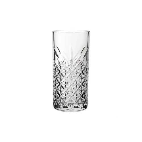 Crystal Cut Clear Hi Ball 16oz