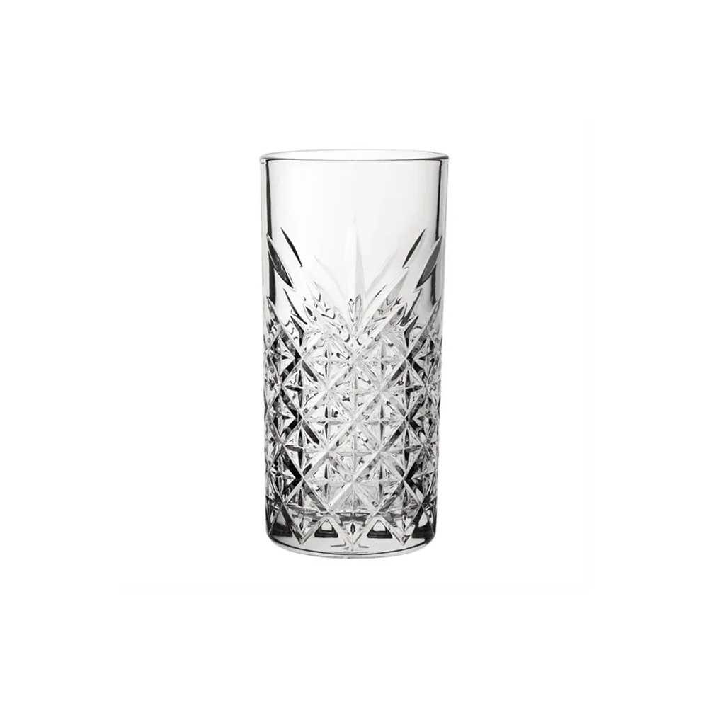 Crystal Cut Clear Hi Ball 16oz